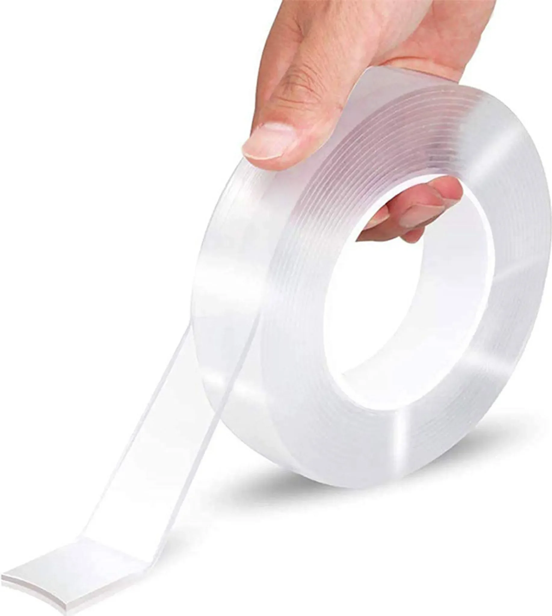 Doppelseitiges Nano-Klebeband – Transparent, 1 m